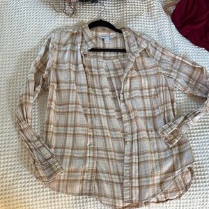 Brand new old navy Plaid Button-Up Shirt